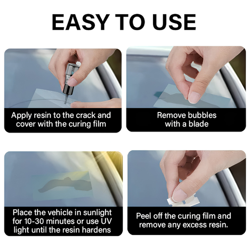 VANZANT GlassFix — Windshield Chip & Crack Repair Kit
